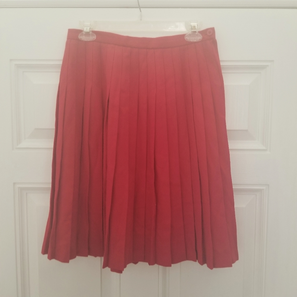 Jones New York Vintage Wool Pleated Skirt